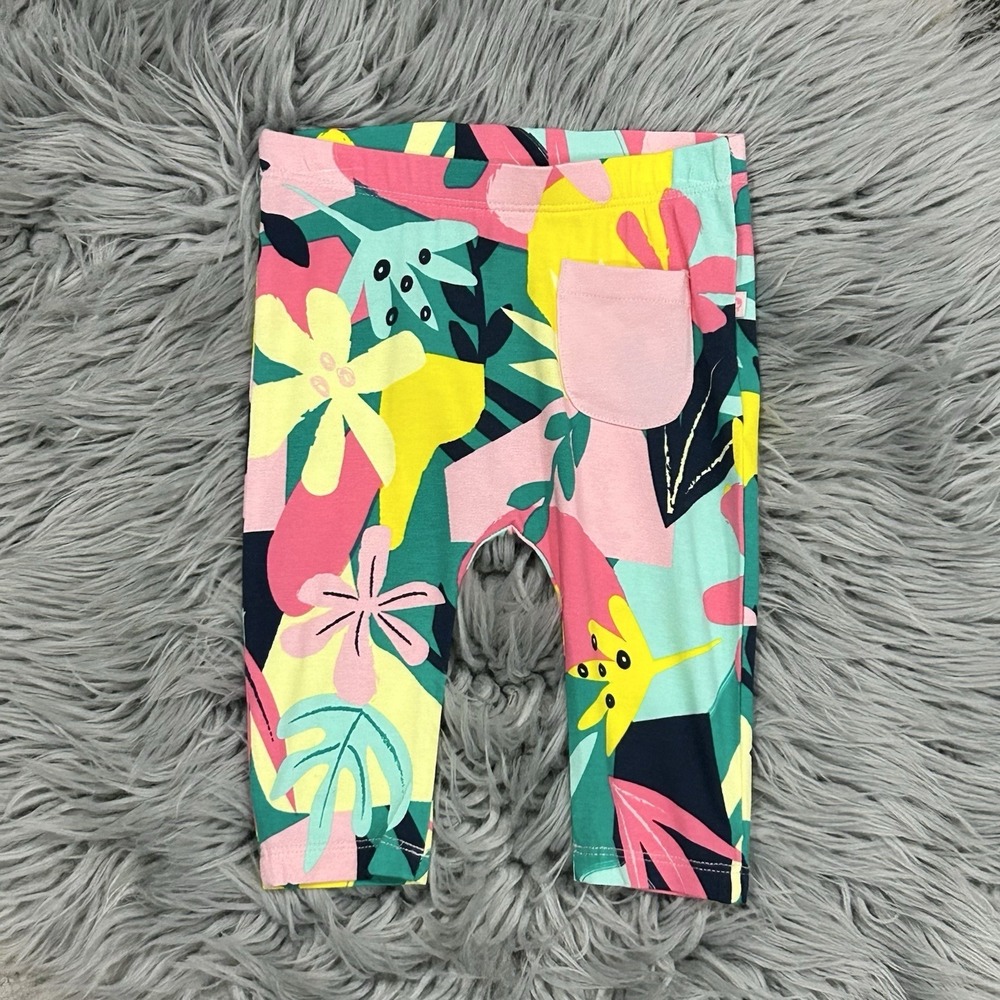 Someone Kids Girls Flower‎ print Leggings Size 6 Month NWT